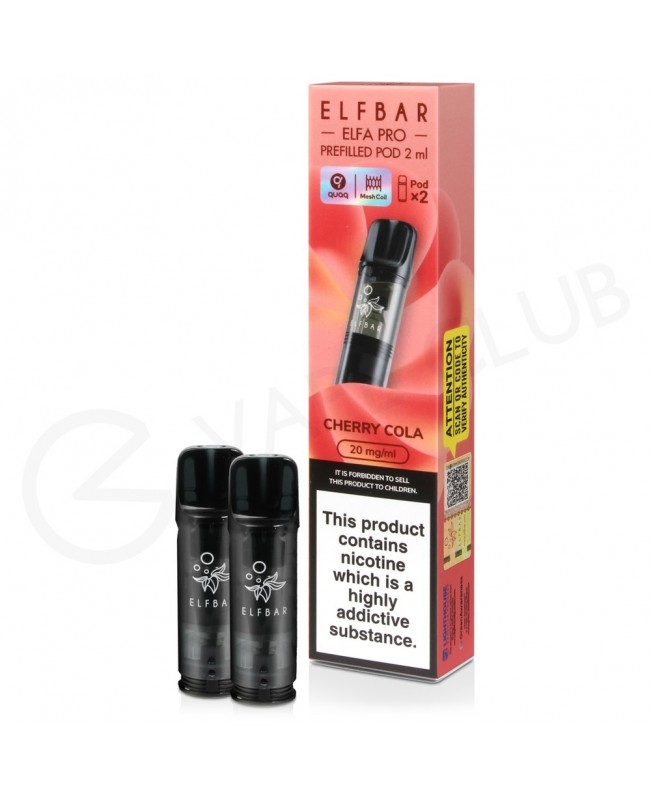 Cherry Cola Elf Bar Elfa Pro Prefilled Pod