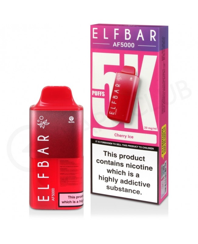 Cherry Ice Elf Bar AF5000 Disposable Vape Kit