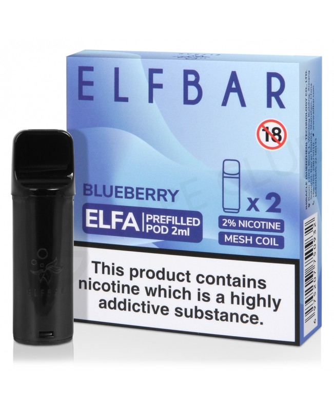 Blueberry Elf Bar Elfa Prefilled Pod