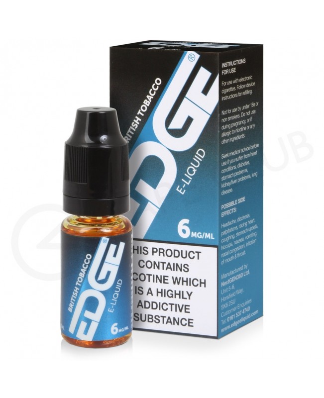 British Tobacco E-Liquid by Edge Core Range