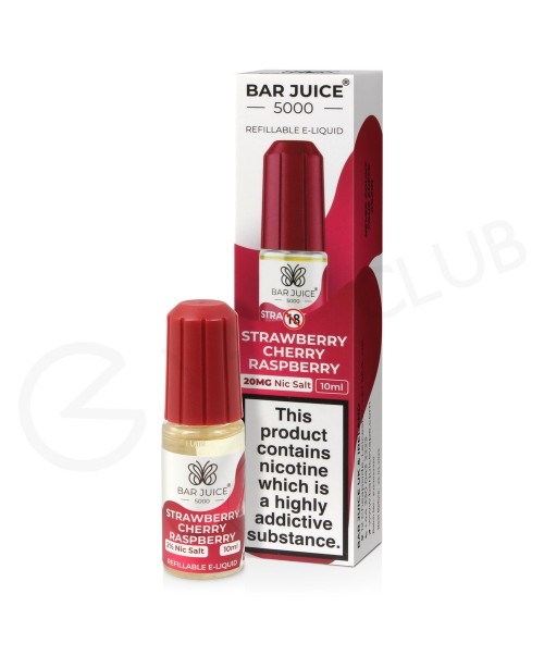 Strawberry Cherry Raspberry Nic Salt E-Liquid by B...