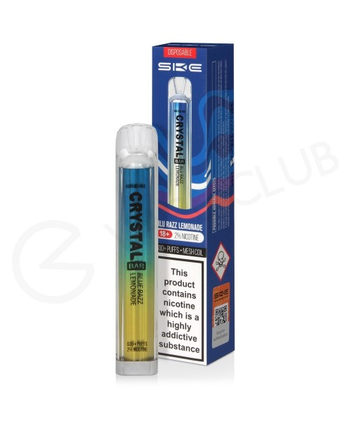 Blue Razz Lemonade Crystal Bar Disposable Vape