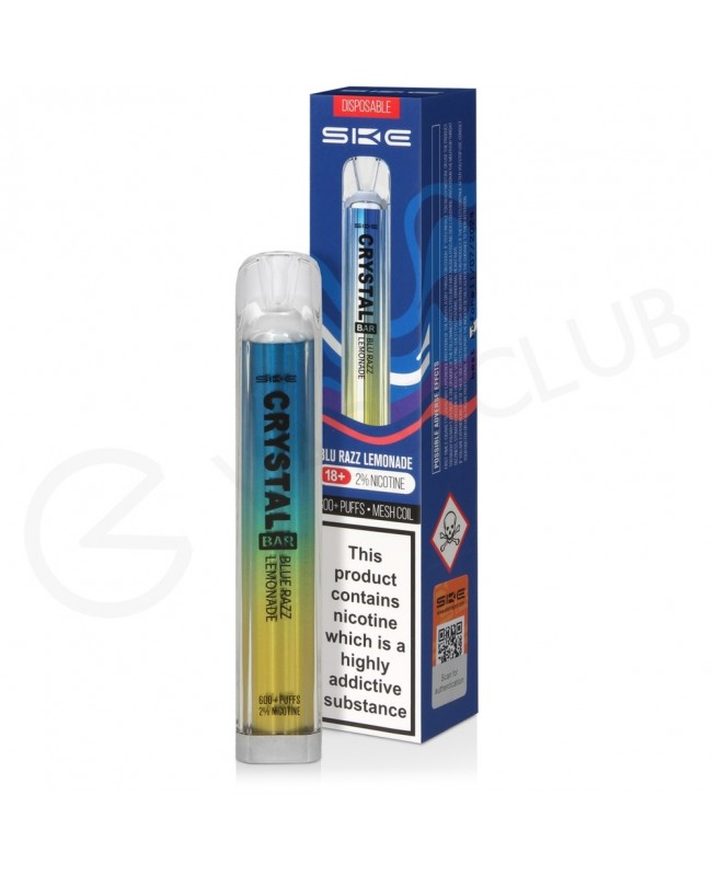 Blue Razz Lemonade Crystal Bar Disposable Vape