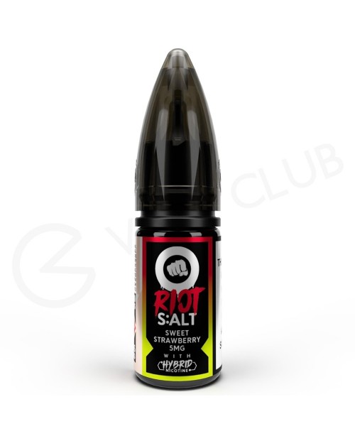 Sweet Strawberry Hybrid Salt E-Liquid by Riot Squa...