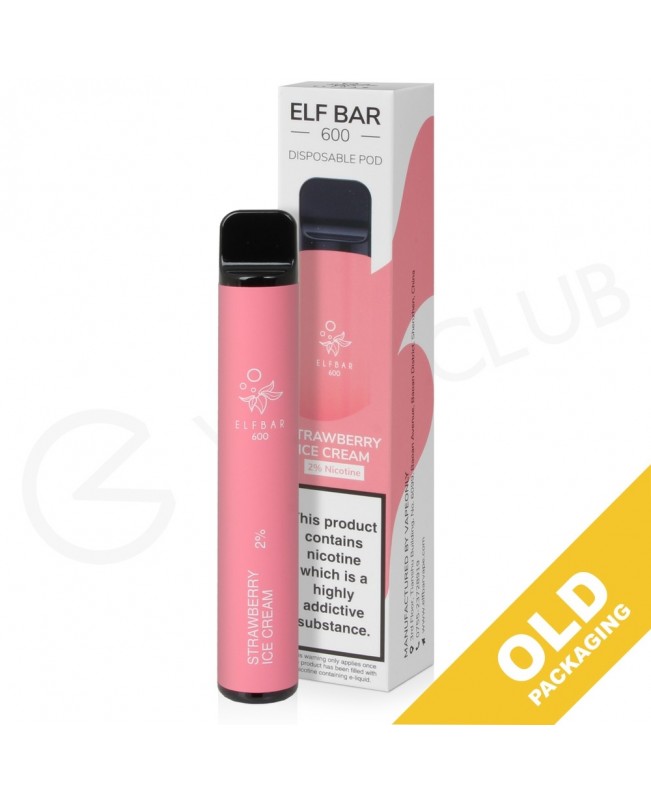 Strawberry Snoow Elf Bar Disposable Vape