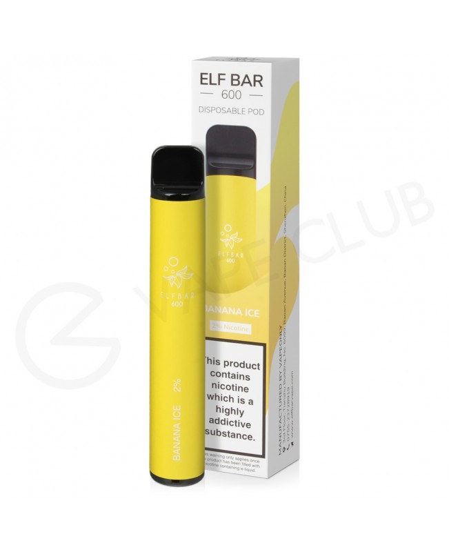 Banana Ice Elf Bar Disposable Vape