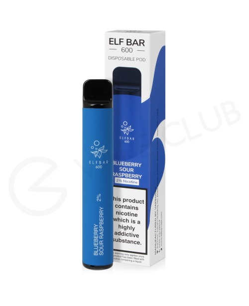 Blueberry Sour Raspberry Elf Bar Disposable Vape