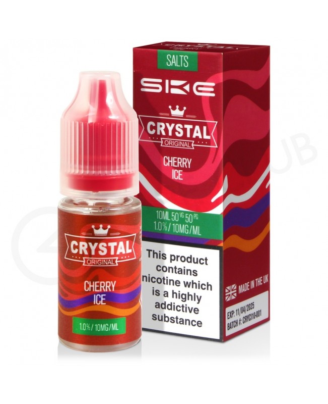 Cherry Ice Nic Salt E-Liquid by Crystal Original