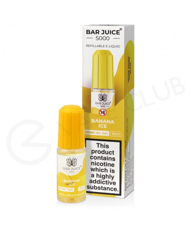 Banana Ice Nic Salt E-Liquid by Bar Juice 5000