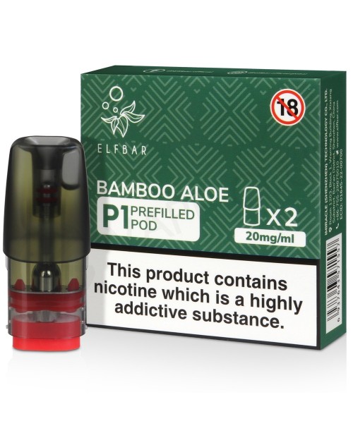 Bamboo Aloe Elf Bar Mate P1 Prefilled Pod