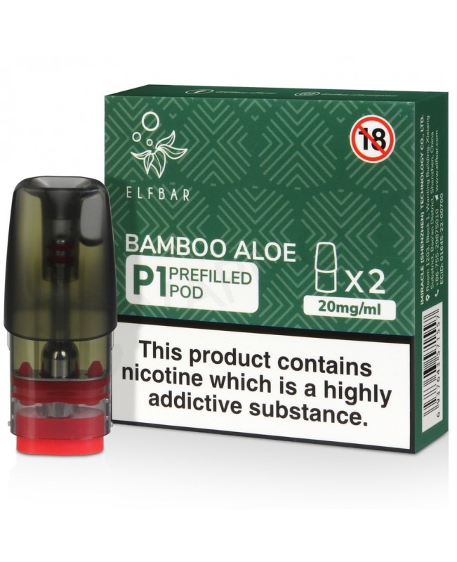 Bamboo Aloe Elf Bar Mate P1 Prefilled Pod