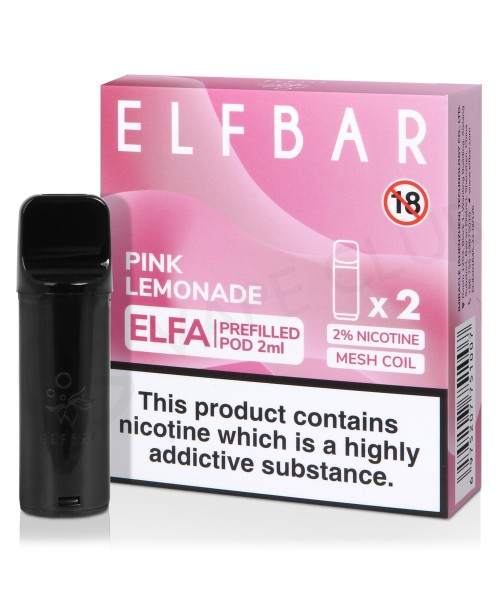 Pink Lemonade Elf Bar Elfa Prefilled Pod