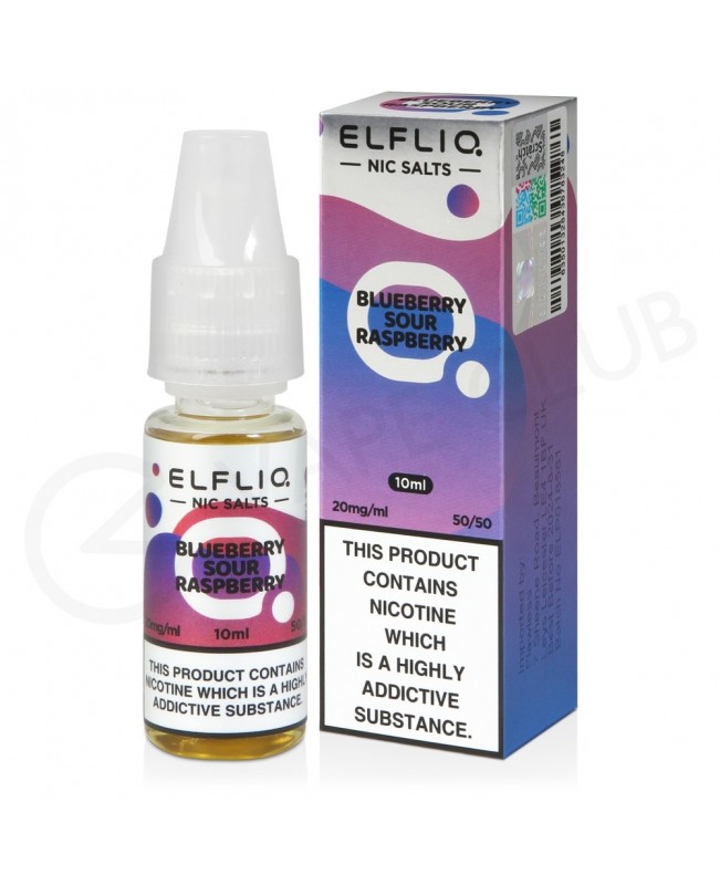 Blueberry Sour Raspberry Nic Salt E-Liquid by Elf Bar Elfliq