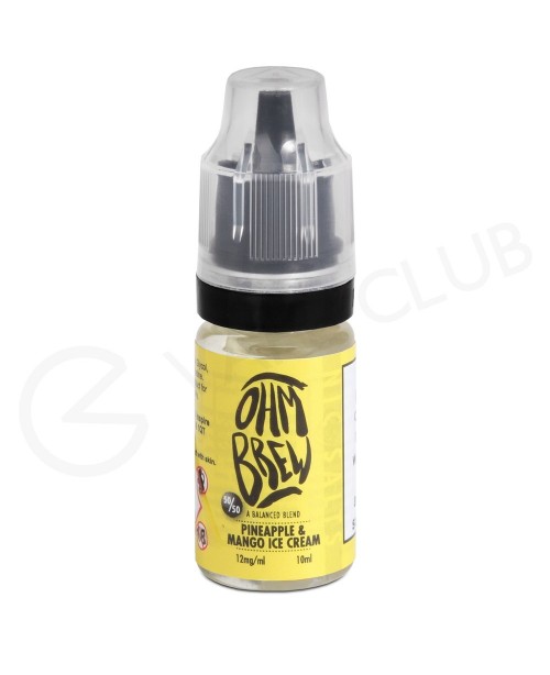 Pineapple and Mango Ice Cream E-liquid by Ohm Brew...