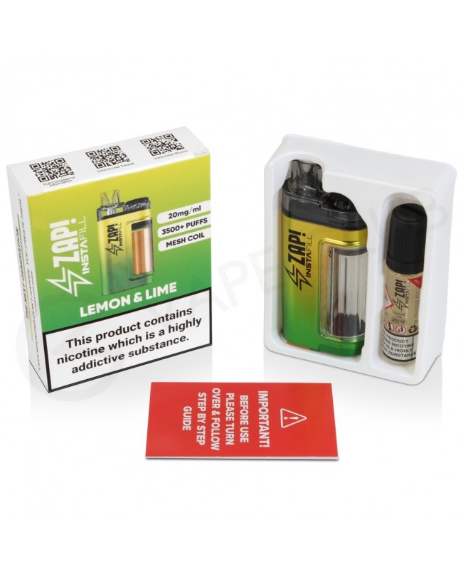 Zap Instafill Disposable Vape Kit