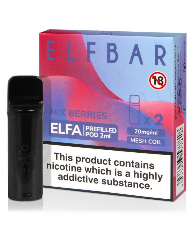 Mix Berries Elf Bar Elfa Prefilled Pod