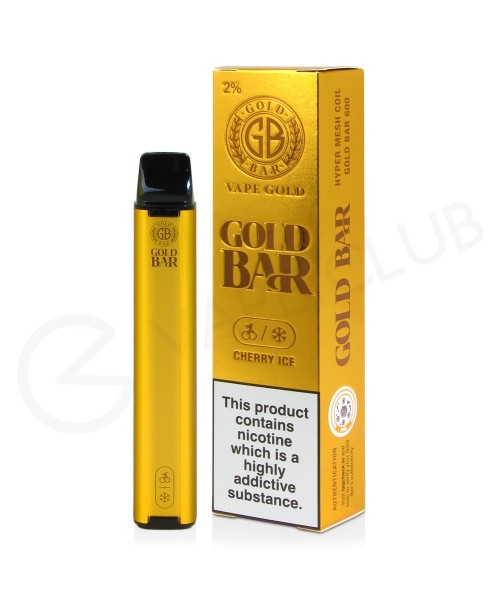 Cherry Ice Gold Bar Disposable Vape