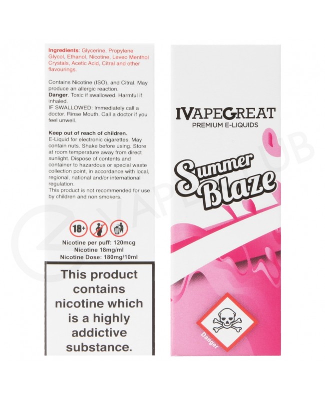 Summer Blaze E-Liquid by IVG 50/50