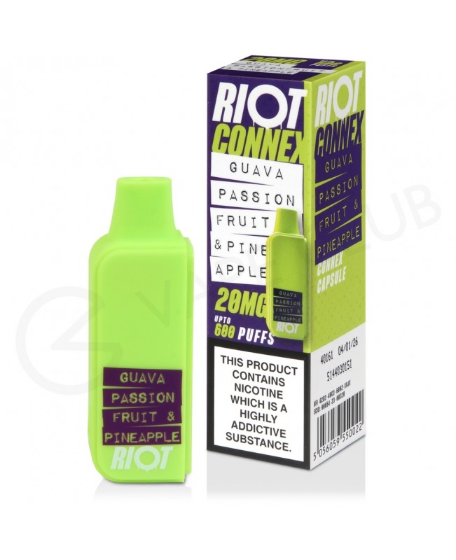 Guava Passionfruit Pineapple Riot Connex Prefilled Pod