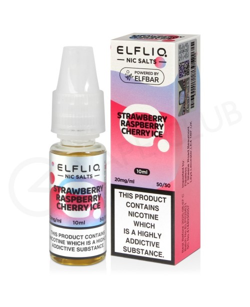 Strawberry Raspberry Cherry Ice Nic Salt E-Liquid ...