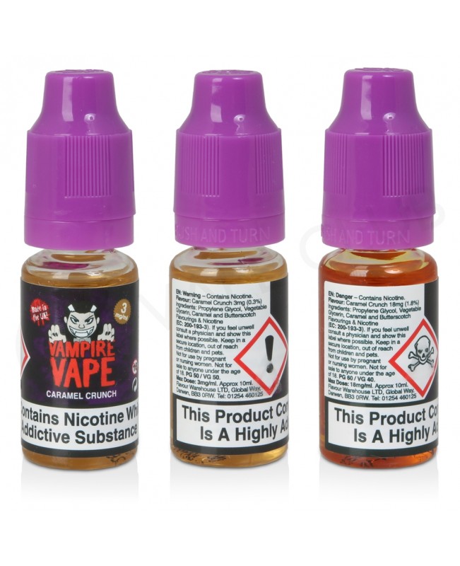 Caramel Crunch E-Liquid by Vampire Vape