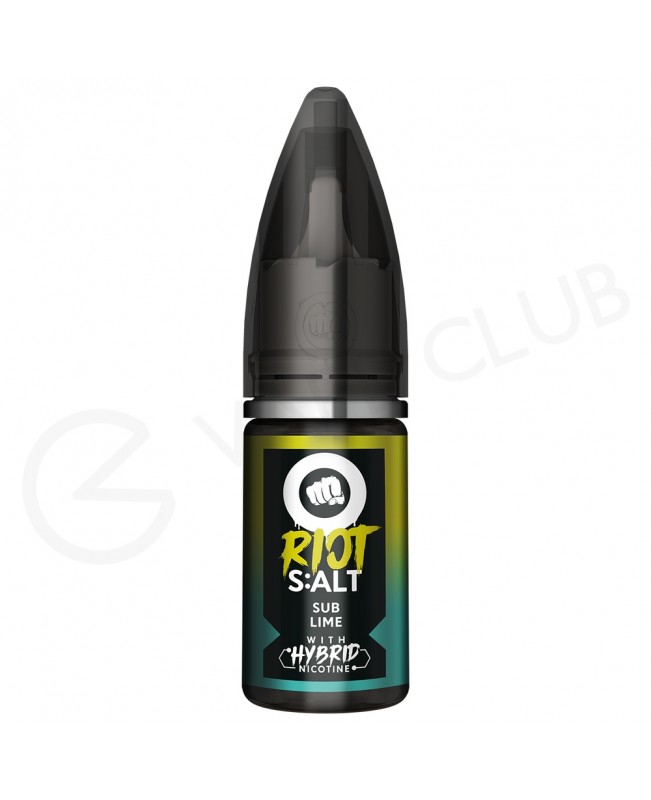 Sub-Lime Hybrid Salt E-Liquid by Riot Squad