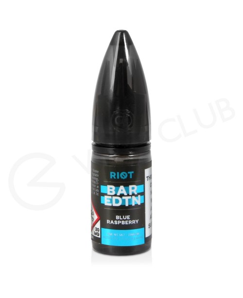 Blue Raspberry Nic Salt E-Liquid by Riot Bar Editi...