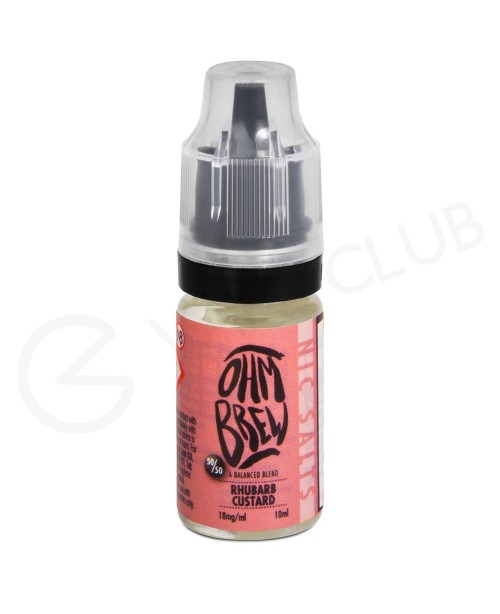 Rhubarb & Custard E-liquid by Ohm Brew 50/50 N...