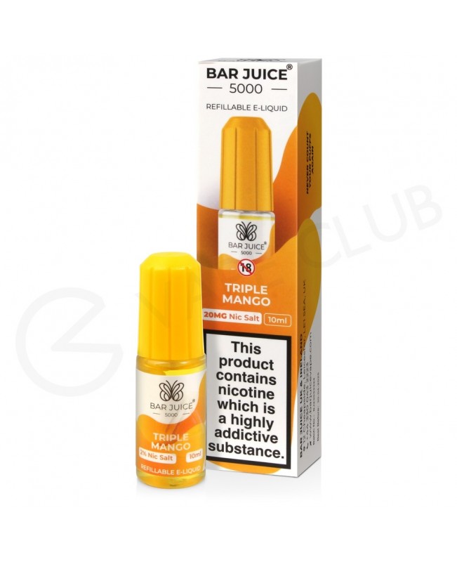 Triple Mango Nic Salt E-Liquid by Bar Juice 5000