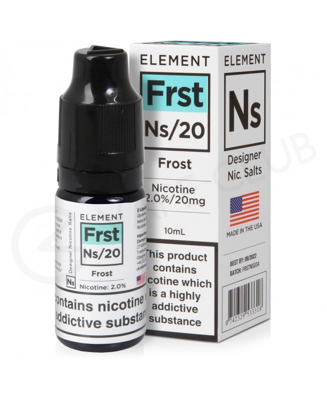 NS20, NS10 & NS5 Frost E-Liquid by Element