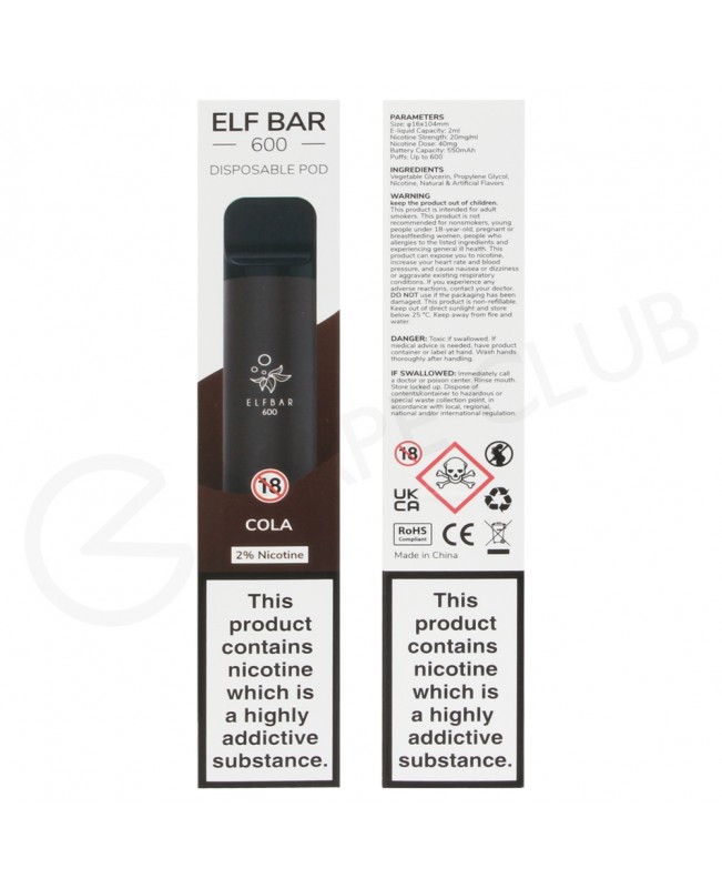 Cola Elf Bar Disposable Vape