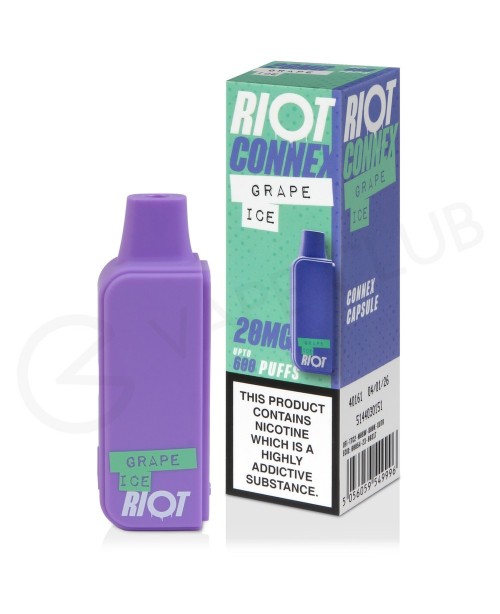 Grape Ice Riot Connex Prefilled Pod