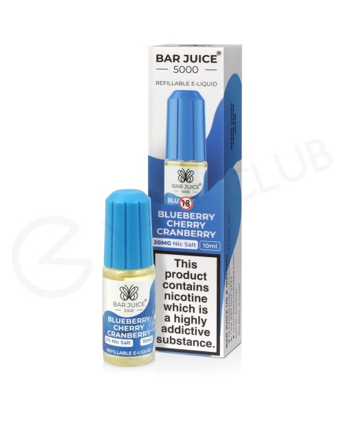 Blueberry Cherry Cranberry Nic Salt E-Liquid by Ba...