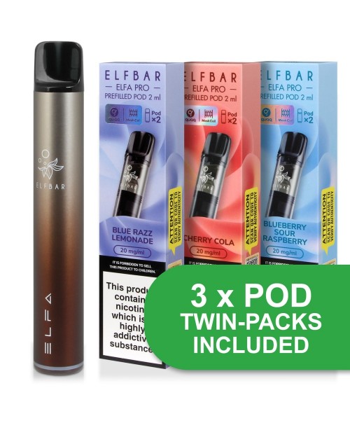 Elf Bar Elfa Pro Pod Kit Bundle Deal