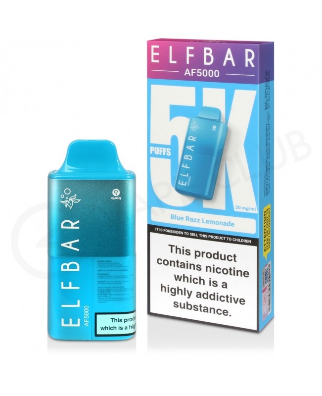 Blue Razz Lemonade Elf Bar AF5000 Disposable Vape Kit