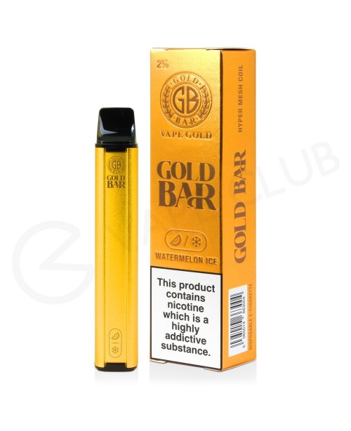 Watermelon Ice Gold Bar Disposable Vape