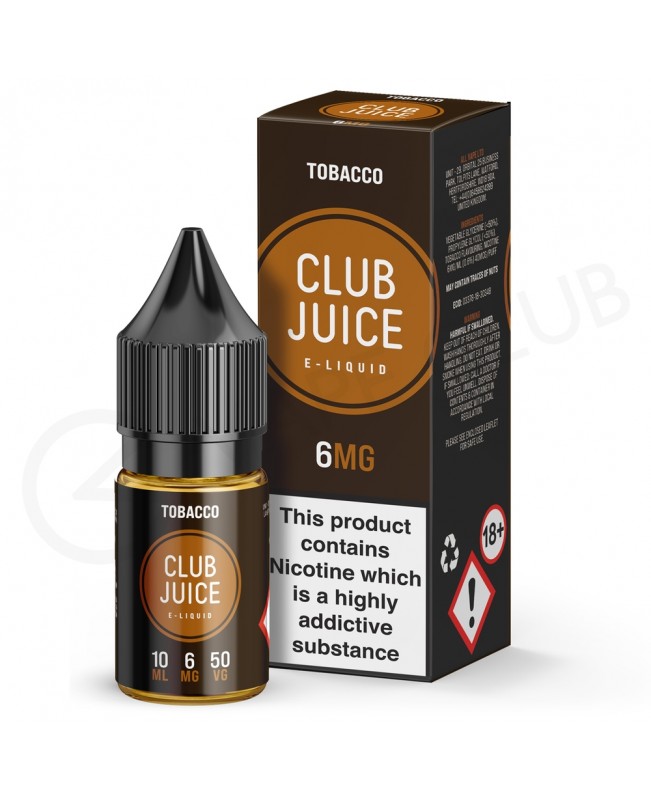 Tobacco E-Liquid by Club Juice 50/50