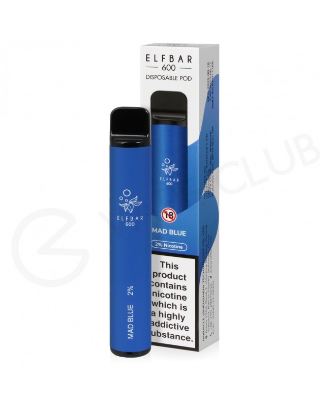 Mad Blue Elf Bar Disposable Vape