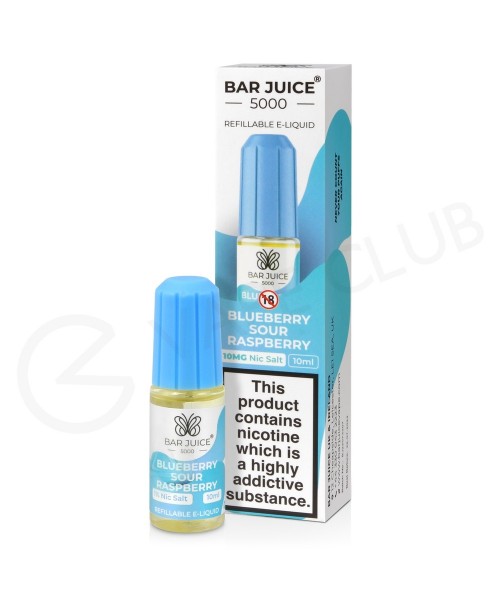 Blueberry Sour Raspberry Nic Salt E-Liquid by Bar ...