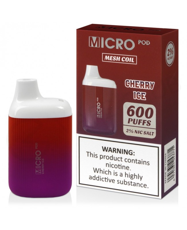 Cherry Ice Micro Pod 600 Disposable Vape