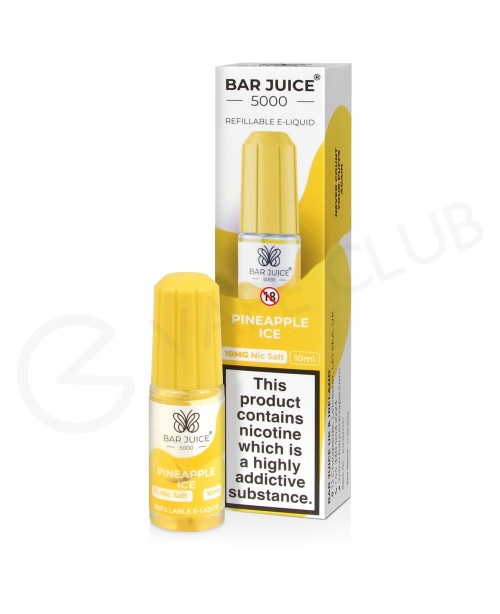 Pineapple Ice Nic Salt E-Liquid by Bar Juice 5000