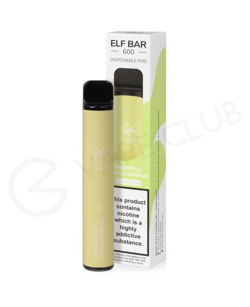 Pineapple Peach Mango Elf Bar Disposable Vape