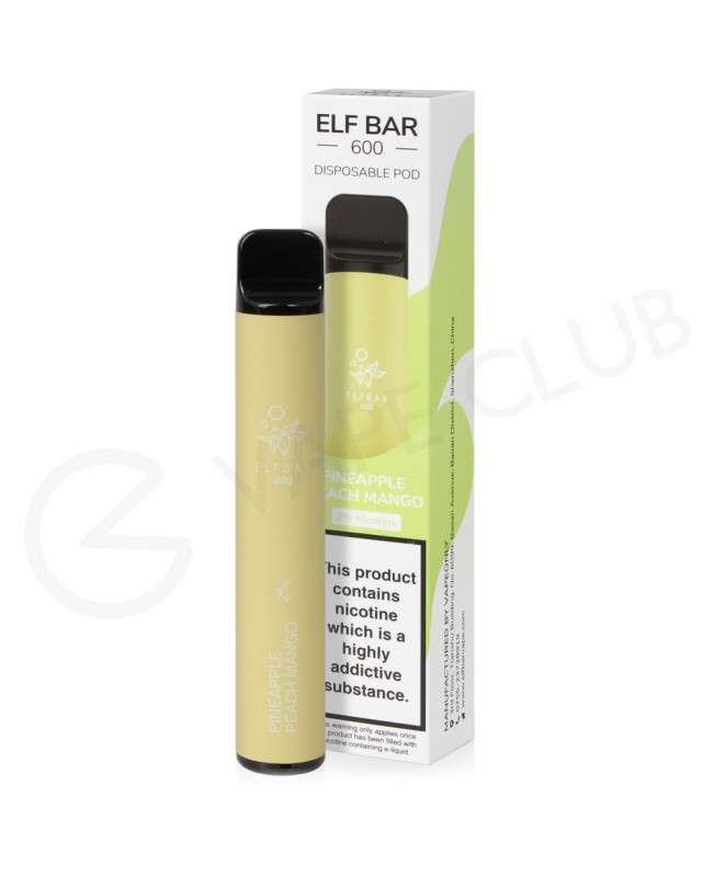 Pineapple Peach Mango Elf Bar Disposable Vape