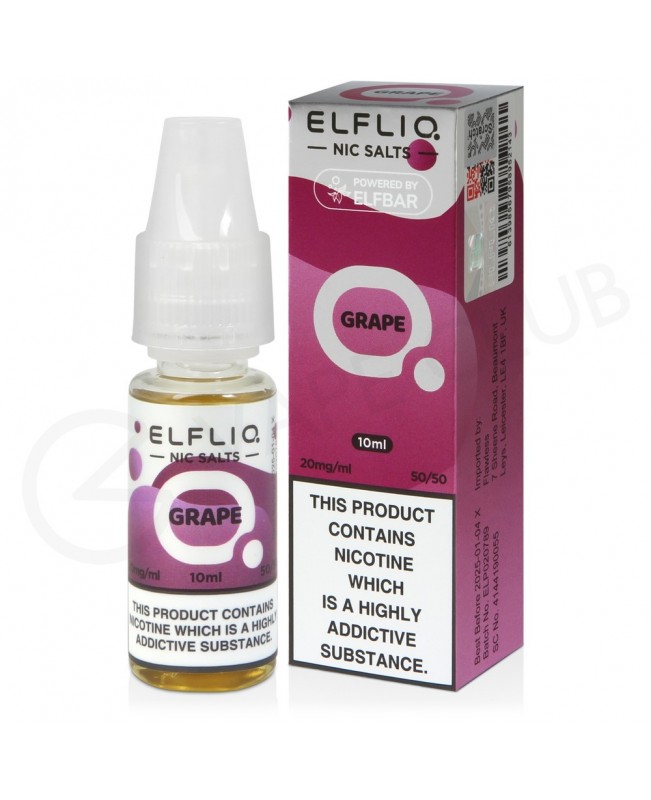 Grape Nic Salt E-Liquid by Elf Bar Elfliq