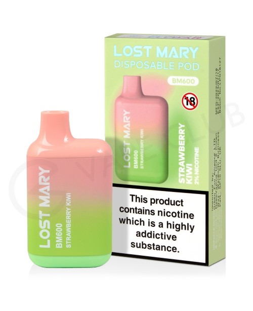 Strawberry Kiwi Lost Mary BM600 Disposable Vape