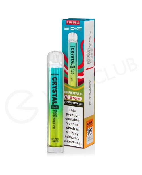 Sour Pineapple Ice Crystal Bar Disposable Vape