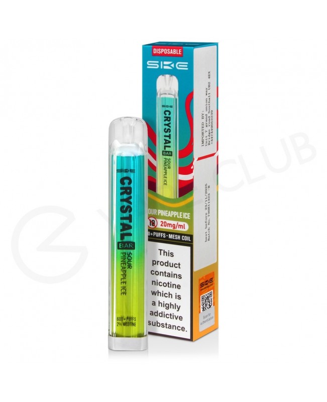 Sour Pineapple Ice Crystal Bar Disposable Vape