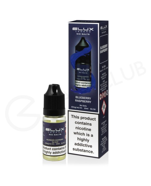 Blueberry Raspberry Nic Salt E-Liquid by Elux Lege...