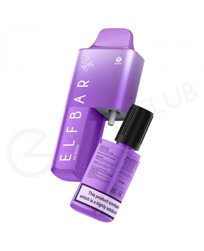 Grape Elf Bar AF5000 Disposable Vape Kit