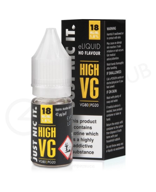 Just Nic It High VG Nicotine Booster Shot By Just ...